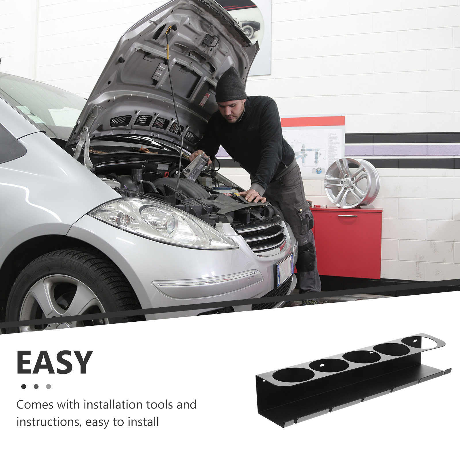 1Set Heavy Duty Metal Power To - Workshop Tools Organizer recension och pris