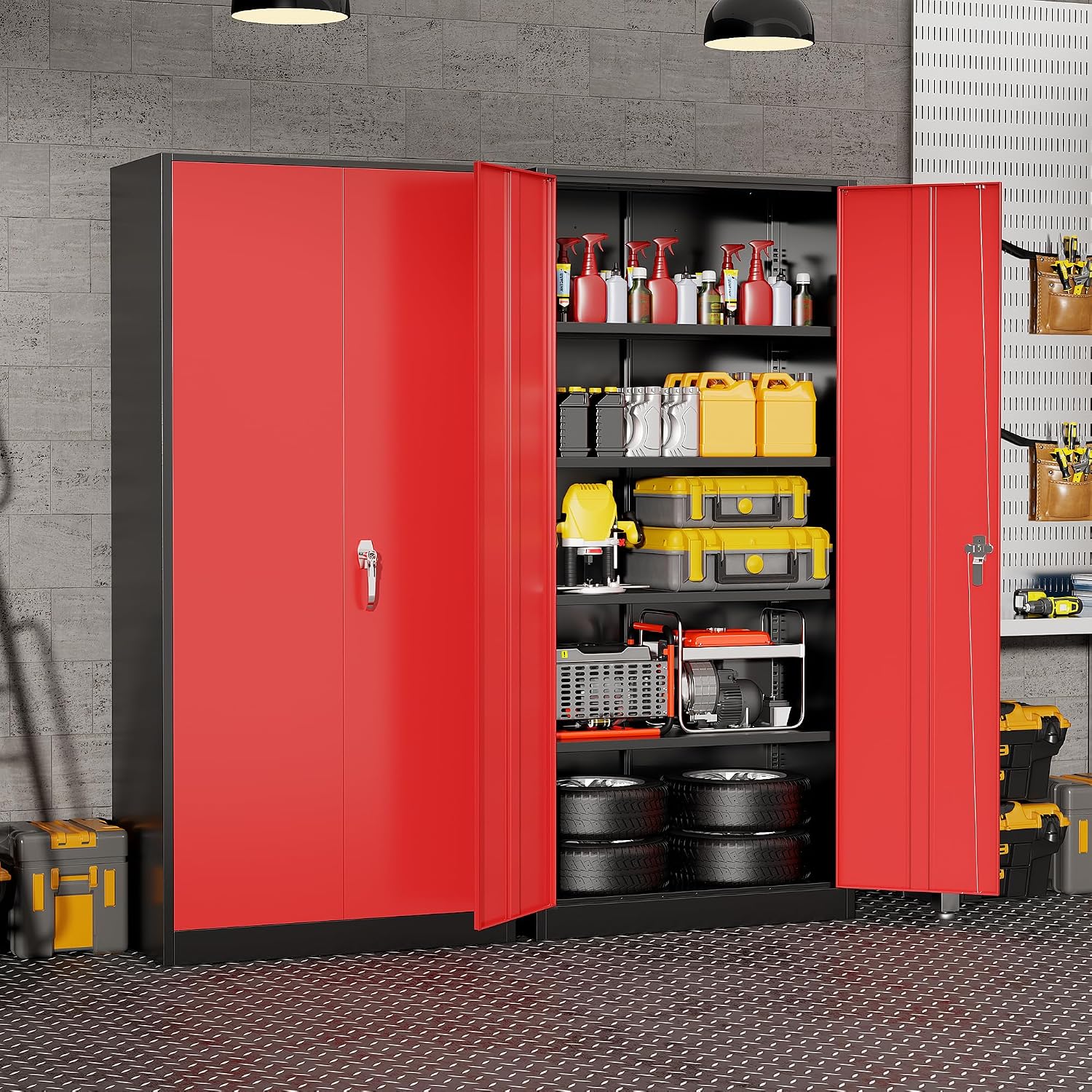 Heavy Duty Metal Garage Storag - Tools For Garage Workshop recension och pris
