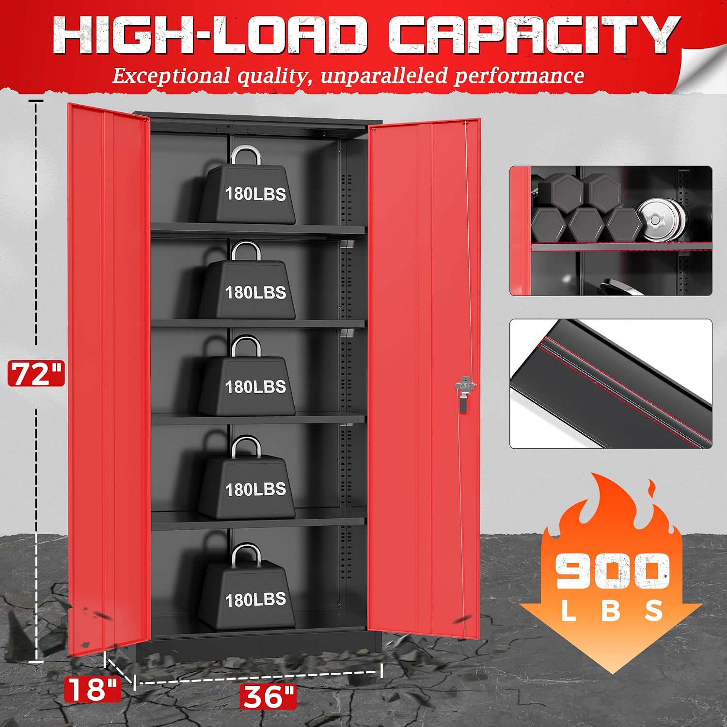 Heavy Duty Metal Garage Storag - Tools For Garage Workshop recension och pris
