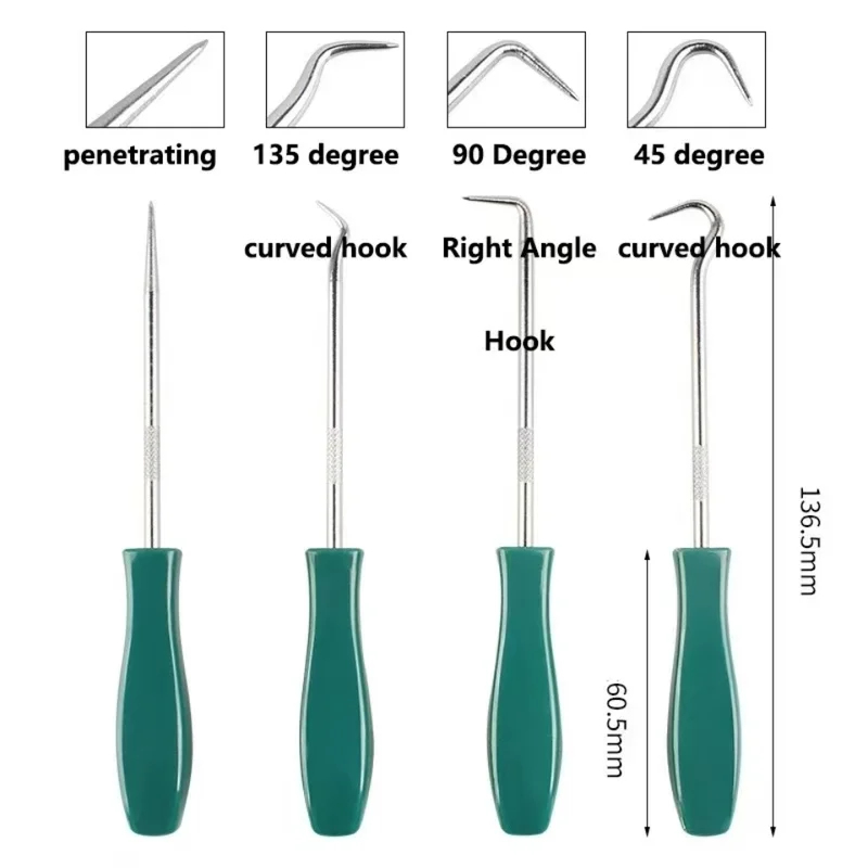 4Pcs 135mm Oil Seal Pick Hooks - Maintenance Workshop Tools recension och pris