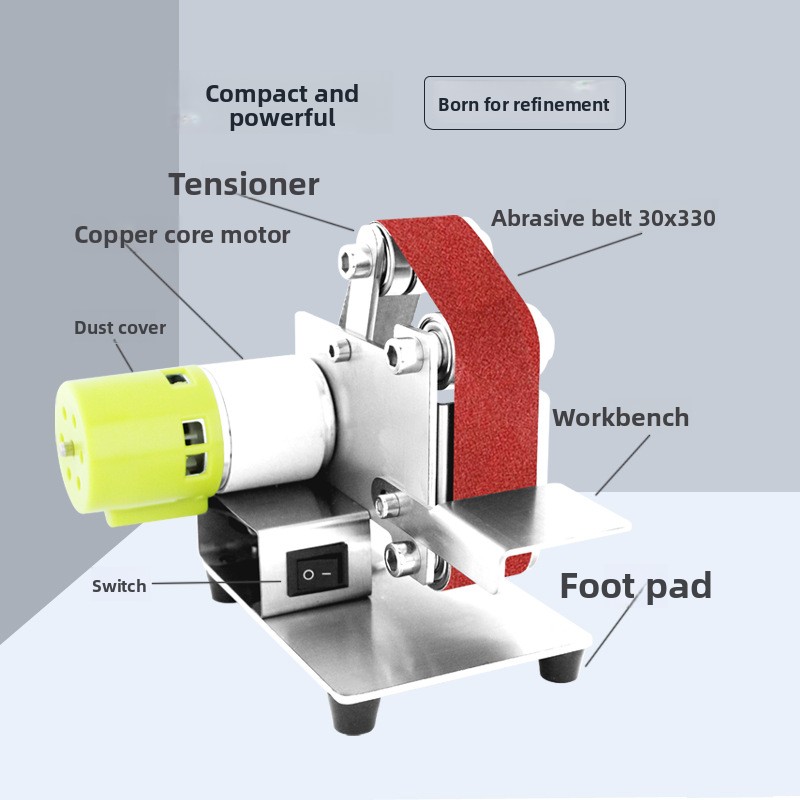 Mini Electric Belt Sander Poli - Workshop Tools Knife recension och pris