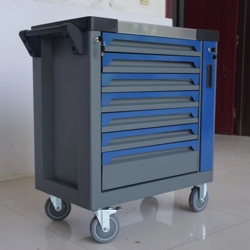 7-Drawer Lockable Rolling Stee - Tools For Garage Workshop recension och pris