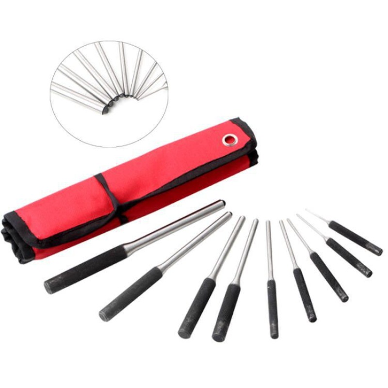 Professional 9Pcs Roll Pin Pun - Maintenance Workshop Tools recension och pris