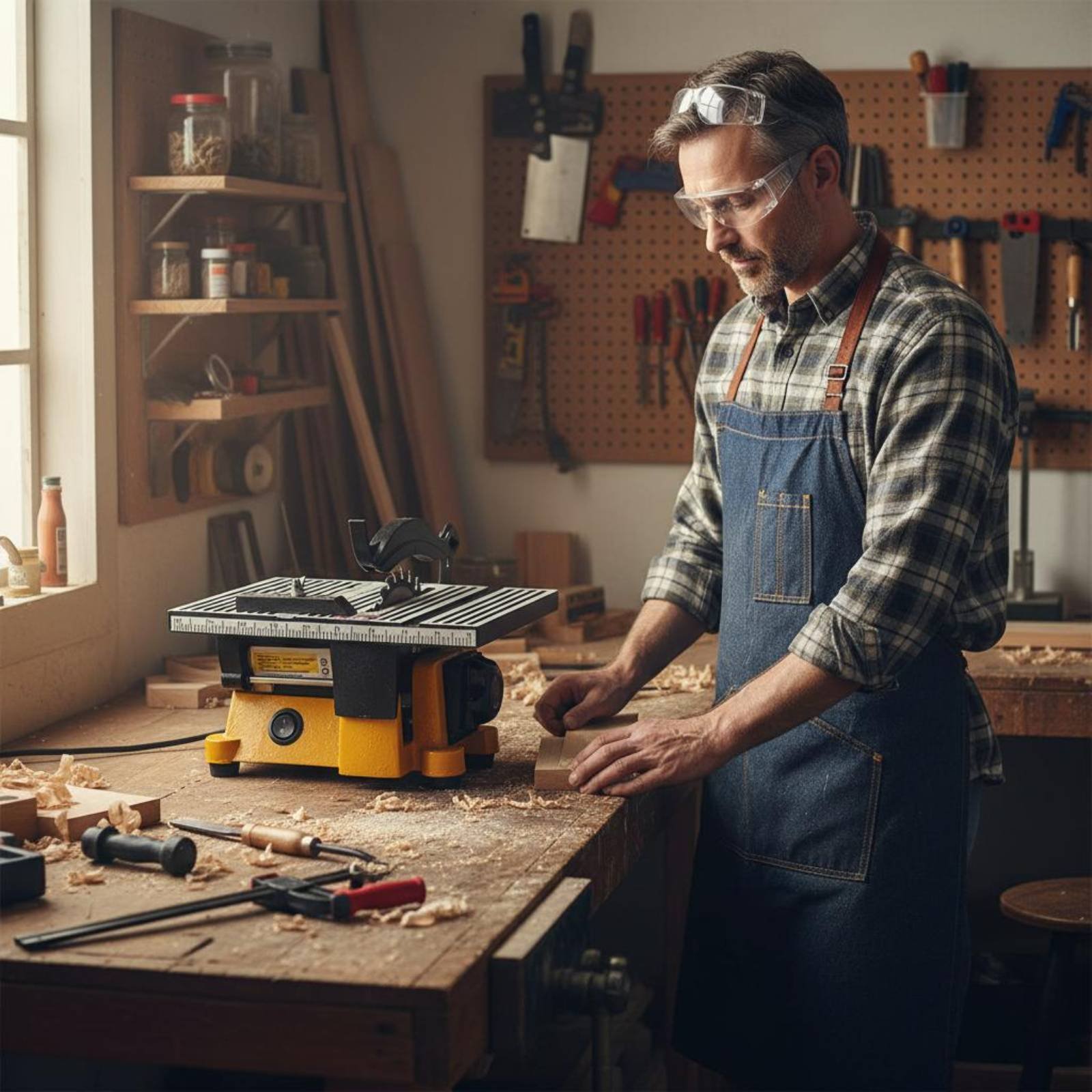 Mini Table Saw Portable Miniat - Tools For Garage Workshop recension och pris